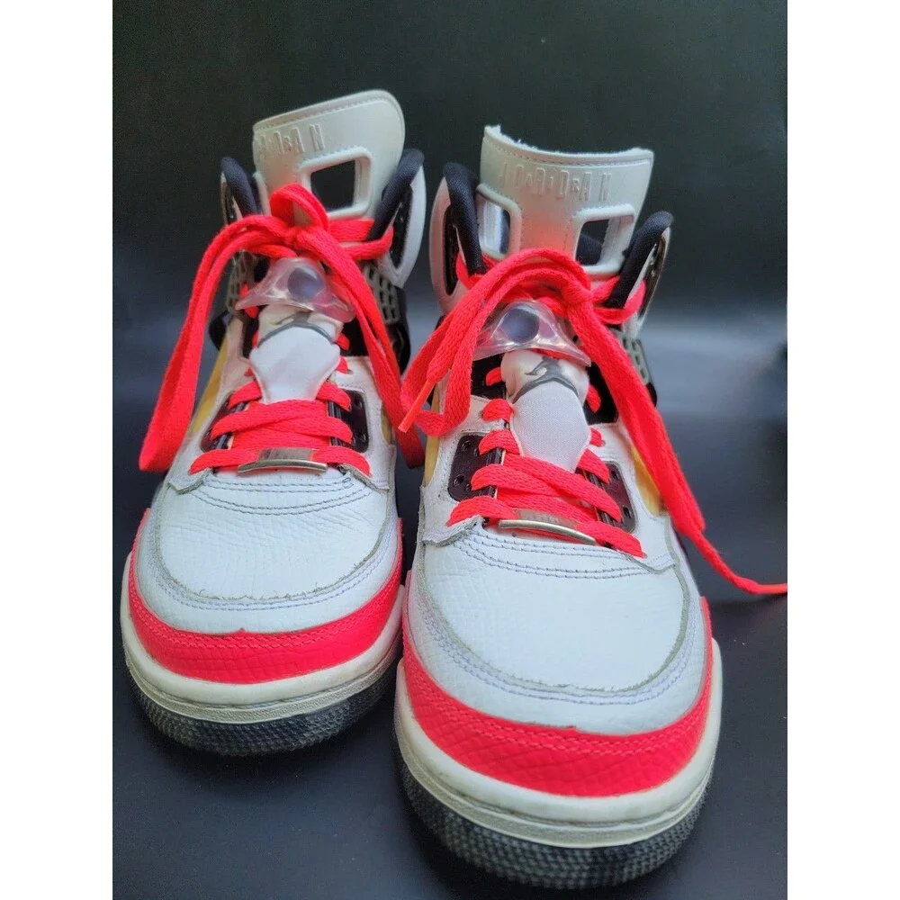 Nike Air Jordan Spizike iD Custom White Red Black 605236-983 Men's Sz 7 2013